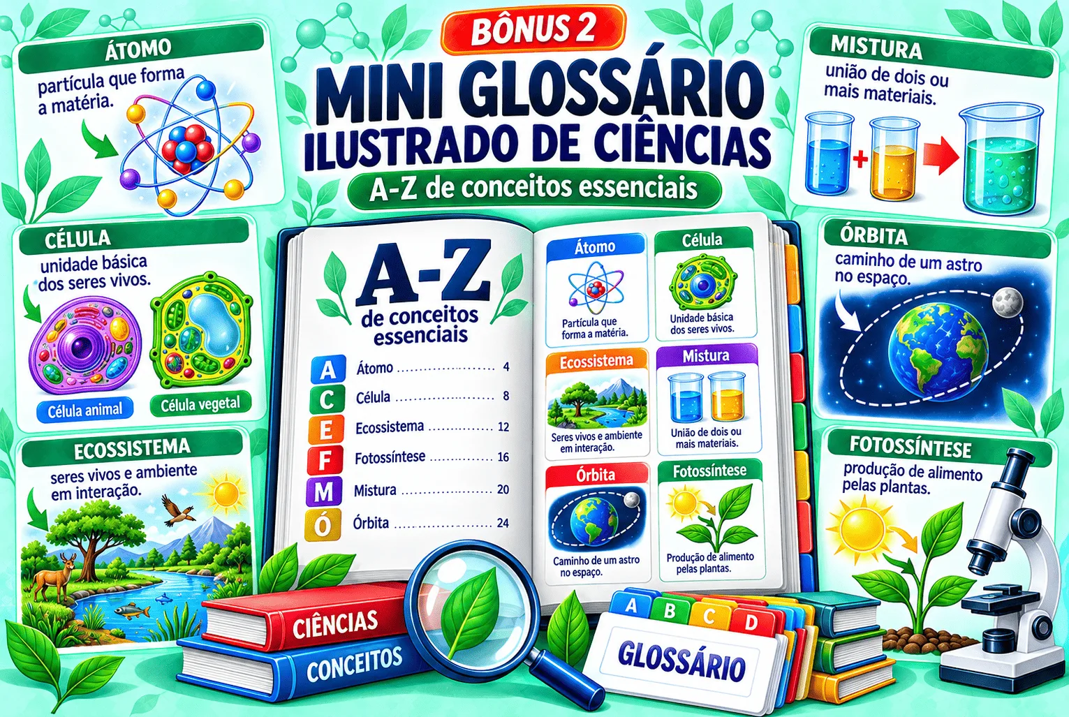 Mini Glossário Ilustrado de Ciências